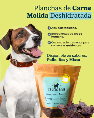 150 gr de Láminas Deshidratadas Mixtas BARF (Res y Pollo)